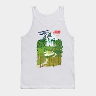 Japan vintage landscape Tank Top